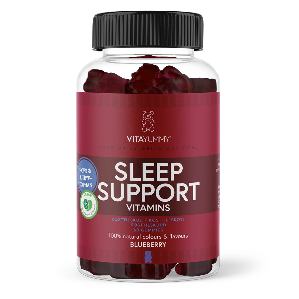 Vitayummy Sleep Support   Blueberry  60 Stk    Vitaminer   Mineraler